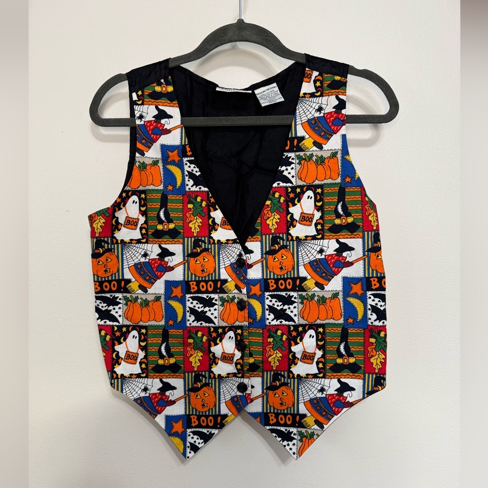 Halloween Patchwork Vest - image 1